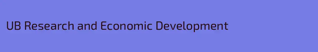 UB Research and Economic Development